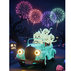 👻真夜中の冒険👻〜イトゥーエンを探せ！〜#花火大会 by ぱとちゃん