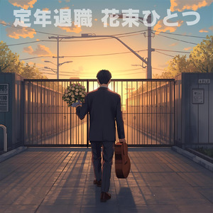 定年退職 花束ひとつ