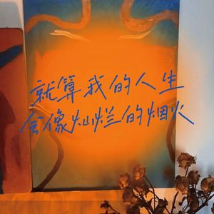 就算我的人生，会像灿烂的烟火