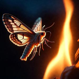 Like a moth to your flame