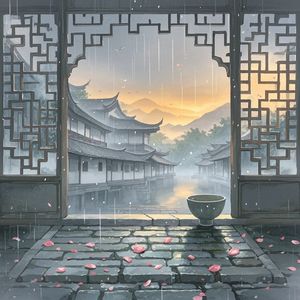 雨落花凋
