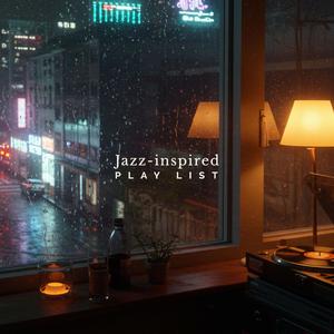 Jazz Under Neon Umbrellas