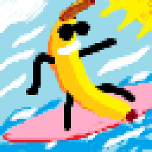 Surfing Banana