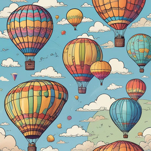 気球に乗ってどこまでも