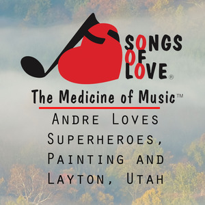 Andre Loves Superheroes, Painting and Layton, Utah