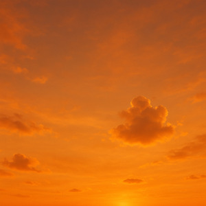 夕日の空に声を届けて