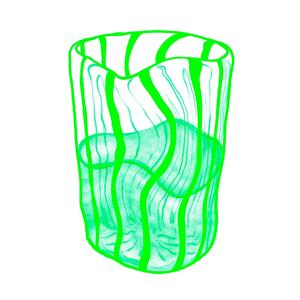 A glass of soju