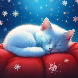 雪がささやく眠りの詩