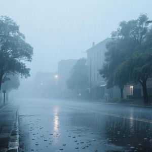 细雨纷纷轻轻响