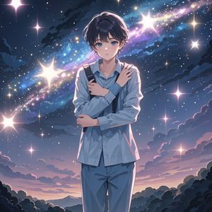 星群的拥抱-星星光和爱