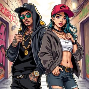 Delincuente (feat. Choque dineral, Neto sorpresa, El mega, Neycom, Mj urbano, Cacon chilena & La letra simbolica)