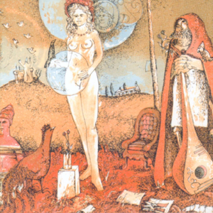 Foglie rosse d'autunno