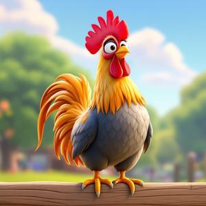 Cu-cu-ri-gu! Cocoșul de la fermă