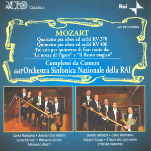 Le nozze di Figaro:Non più andrai farfallone amoroso. Tre arie per flauto, oboe, clarinetto, corno, e fagotto