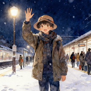 晚归的旅者