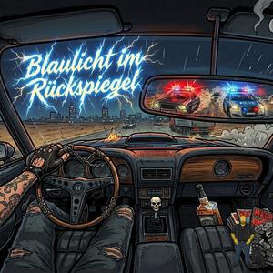 Blaulicht im Rückspiegel