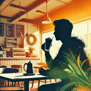 午後の光と抹茶オレンジ