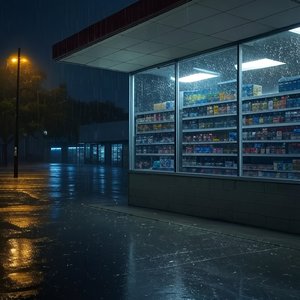 地球这边下暴雨(伴奏)