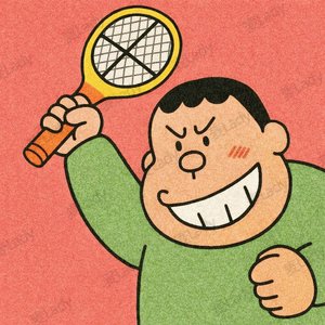 和朋友跳手势舞