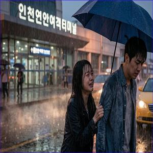 비 내리는 인천에서 나는 ......