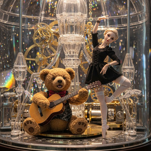 踊り子の優雅と クラシックギターの輝く情熱