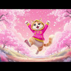 봄날 고양이 댄스