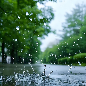 真实雨声 夏天的雨