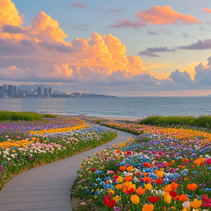 列车里看暮色吖