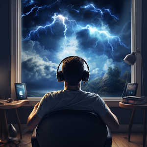 Binaural Thunder Gentle Sounds