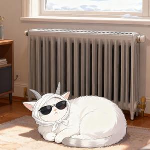 cat sleeping on the hearth