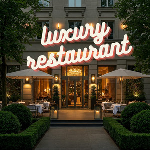 高級レストラン　ムード