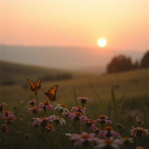 朝の光に目を覚まし