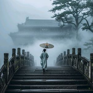 雨中