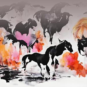 聖なる母、夜の光