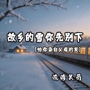 故乡的雪你先别下(怕你染白父母的发)