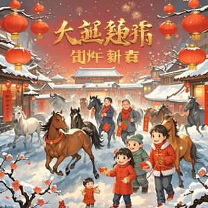 万马奔腾迎新春
