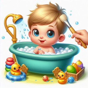 The Baby In The Bath