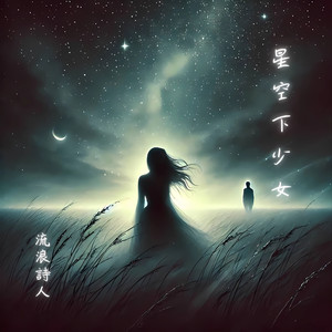 星空下少女