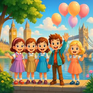 London Bridge Is Falling Down (Happy Kids Song)