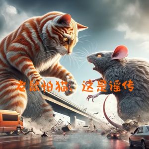 老鼠怕猫，这是谣传