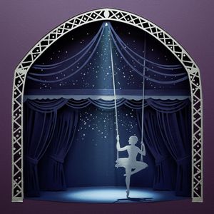 空中ブランコのようなゆったりで悲しげなBGM