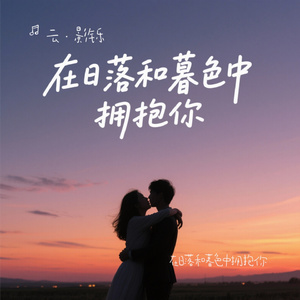 在日落和暮色中拥抱你