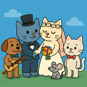 Meow Meow Meow — At the Cat's Wedding There Was Mingau