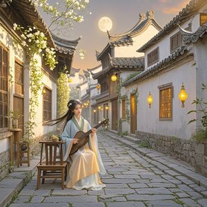 青石板的信笺-小木槿