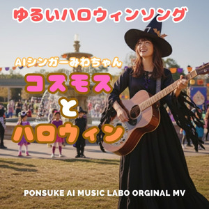 コスモスとハロウィン