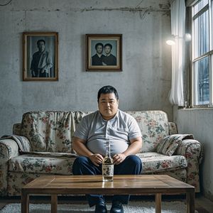 半生咽下