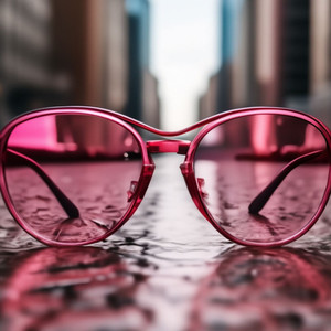 розовые очки