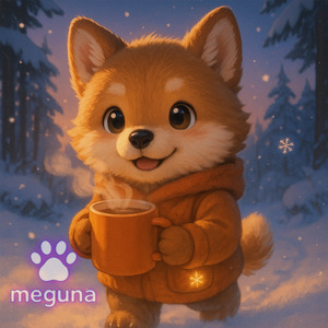 こいぬのふわふわ雪山カフェ