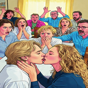 Family Kissing Session