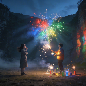 让我在谷底 为你放一场烟火